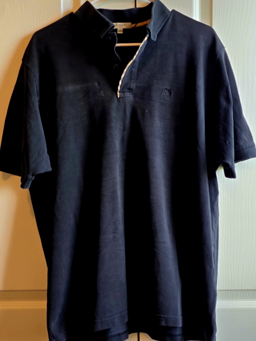 Burberry London Men's L Black Polo